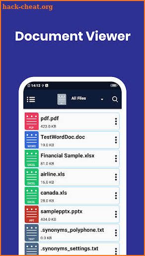 Document Viewer: PDF, Word, Excel, PPT & Text File screenshot