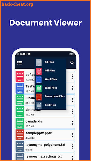 Document Viewer: PDF, Word, Excel, PPT & Text File screenshot