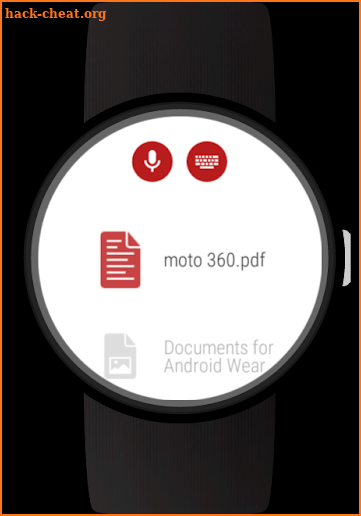 Documents for Wear OS (Android Wear) screenshot