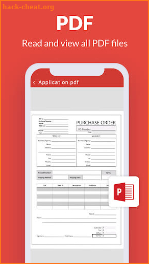 Documents Reader: Document Word, Excel, PDF Viewer screenshot