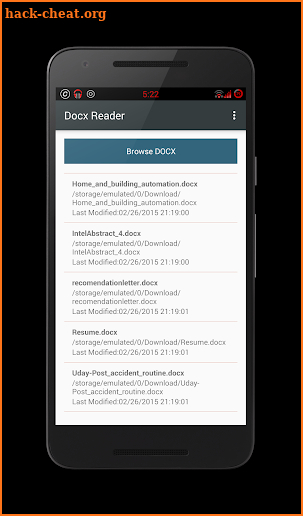 Docx Reader screenshot