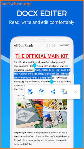 Docx Reader - Epub Reader & All Document Reader screenshot