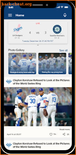 Dodgers Nation Fan App screenshot