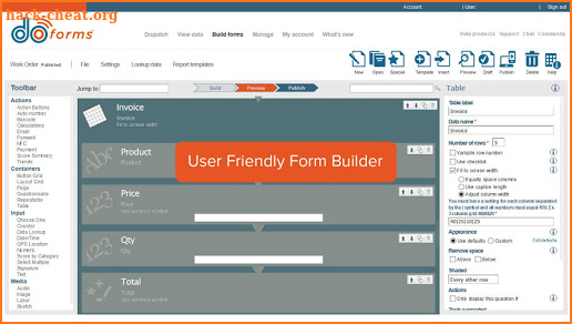 doForms Mobile Data Platform screenshot