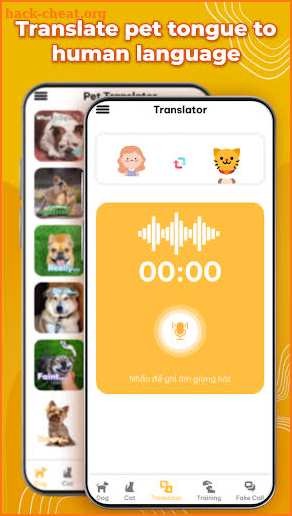 Dog & Cat Translator Prank App screenshot