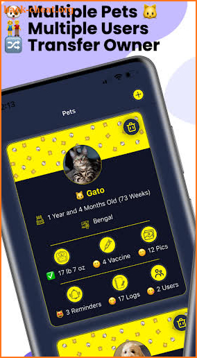 Dog Cat Health Care Tracker screenshot