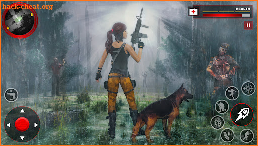 Dog FPS Zombie Shooting Game screenshot