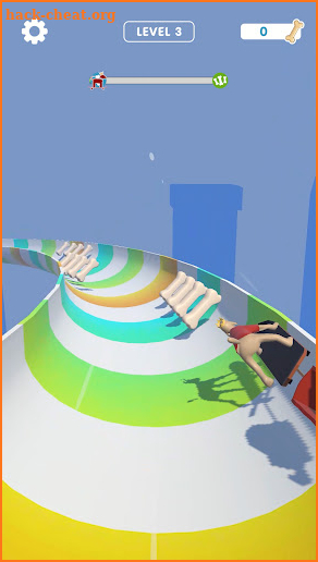 Dog on Aqua Slide 3D screenshot