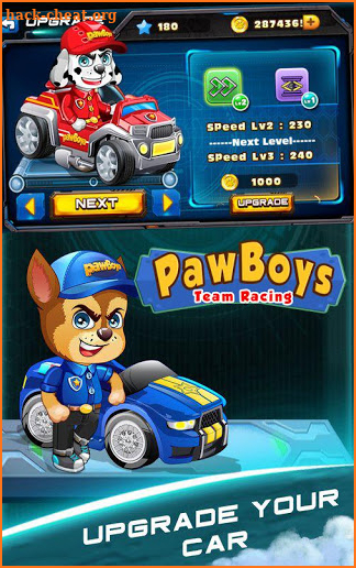 Dog Patrol racing team screenshot