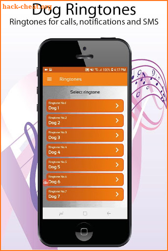 Dog ringtones free, dog sounds screenshot