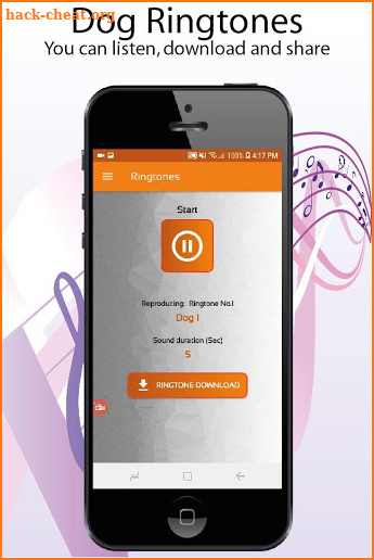 Dog ringtones free, dog sounds screenshot