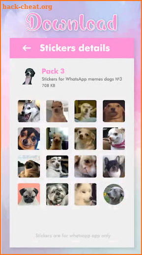 Dog Stickers for Whatsapp screenshot