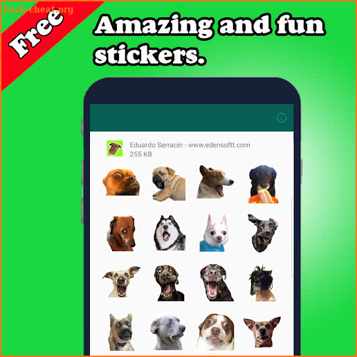 Dog Stickers Whatsapp WAStickerApps 2019 screenshot