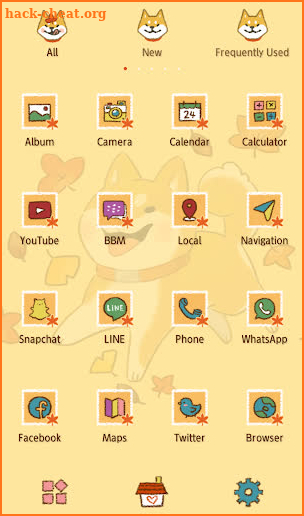 Dog Wallpaper Autumn Shiba Theme screenshot