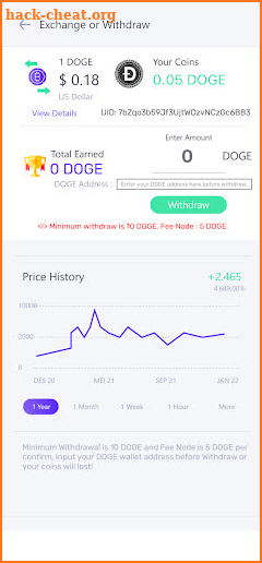 DOGE Miner Lite screenshot