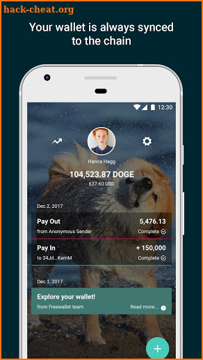 Dogecoin Wallet screenshot