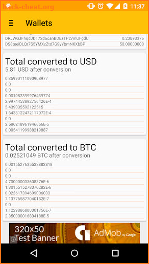 Dogecoin Wallet Monitor screenshot