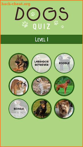 Dogs Quiz - Guess The Dog Breeds screenshot