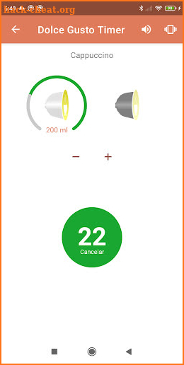 Dolce Gusto Timer screenshot