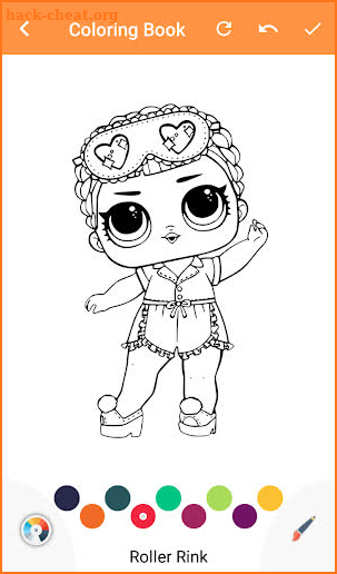 Doll Surprise Coloring Book screenshot