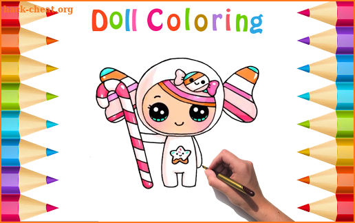 Dolls  Coloring Book screenshot