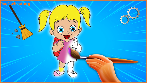 Dolls. Coloring book for girls screenshot