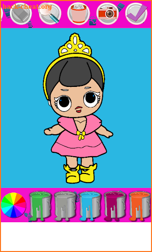 Dolls Coloring Book Pages: Kids Coloring Surprise screenshot