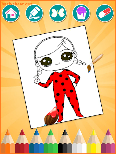 Dolls Coloring Game (Lol Surprise Dolls) screenshot