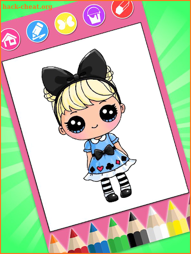 Dolls Coloring Game (Lol Surprise Dolls) screenshot