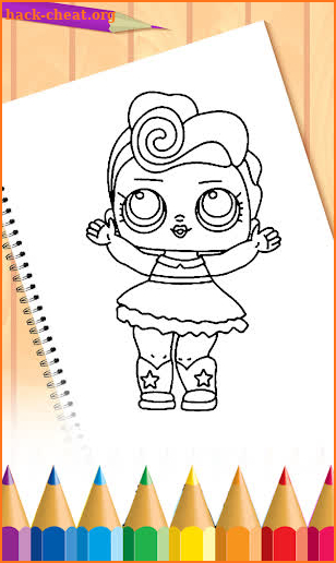 dolls coloring lols book for kids screenshot