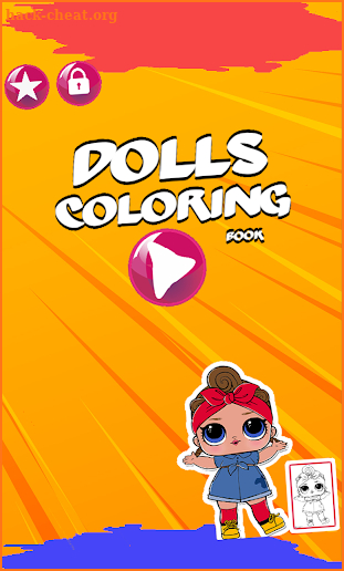 Dolls Surprise Coloring Book Lol screenshot