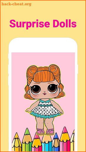 Dolls Surprise Coloring Book Lol - Games screenshot