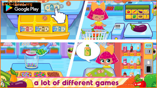 Dolls Surprise Eggs Grocery Store Supermarket screenshot