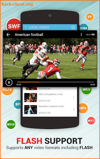 Dolphin Video - Flash Player For Android screenshot