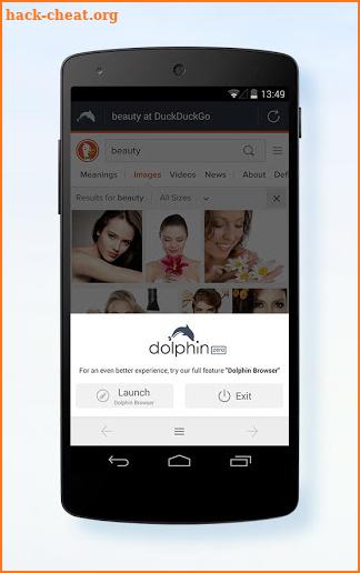 Dolphin Zero Incognito Browser - Private Browser screenshot