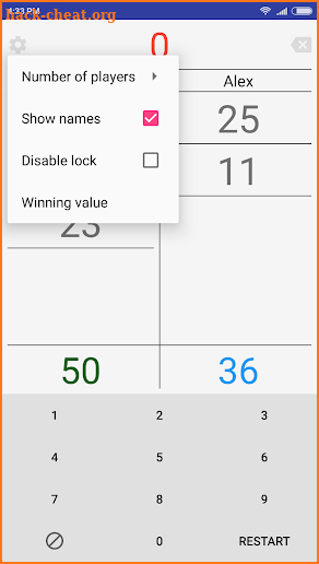 Domino Score screenshot