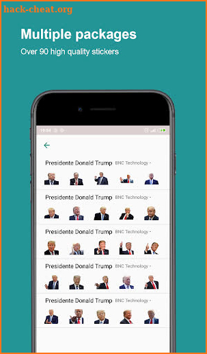 Donald Trump Stickers screenshot