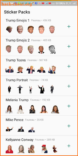 Donald Trump WAStickerApps Sticker for WhatsApp screenshot