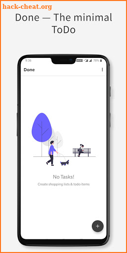 Done — Todo, tasks, checklist simplified screenshot