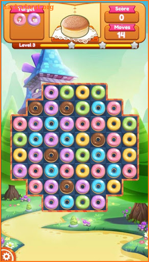 Donut Blast : Free Match 3 Game screenshot