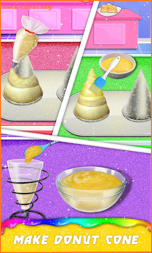 Donut Ice cream Cone & Unicorn Ice Cream Sandwich screenshot