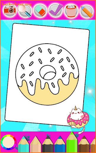 Donuts Coloring Book screenshot