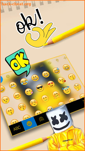 Doodle Dj Music Keyboard Theme screenshot