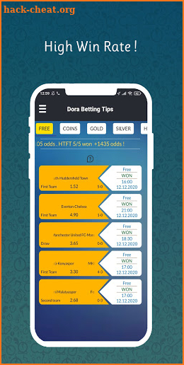 Dora Betting Tips screenshot