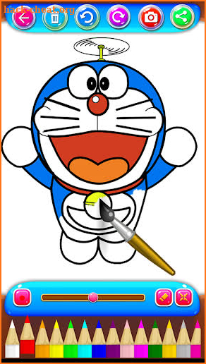 doramon nobita coloring shizuka screenshot