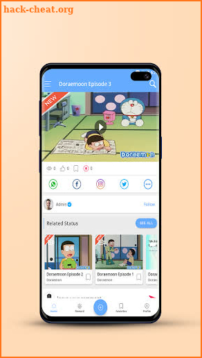 DoraTV - Watch Hindi CarToons and Status & Rewards screenshot