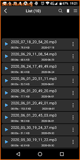 doRecorder Pro : Voice recorder -audio recording screenshot