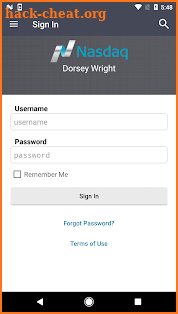 Dorsey Wright Mobile screenshot