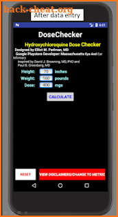 DoseChecker screenshot