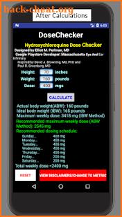 DoseChecker screenshot